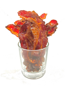 Candied Sriracha Beef "Bacon"